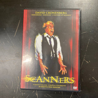 Scanners - tappava ajatus DVD (VG/VG+) -kauhu/sci-fi-